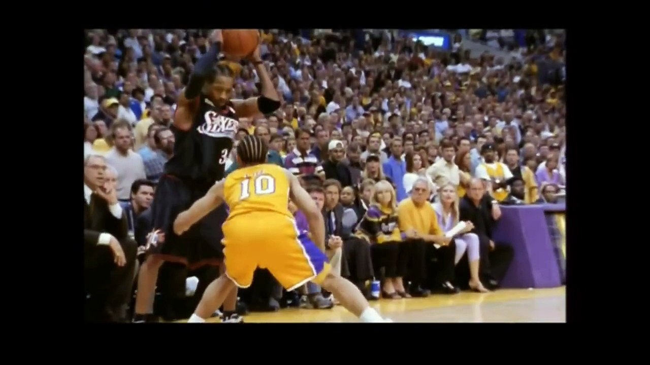 Greatest Moments in NBA History - Allen Iverson Over Tyronn Lue NBA Finals 2001