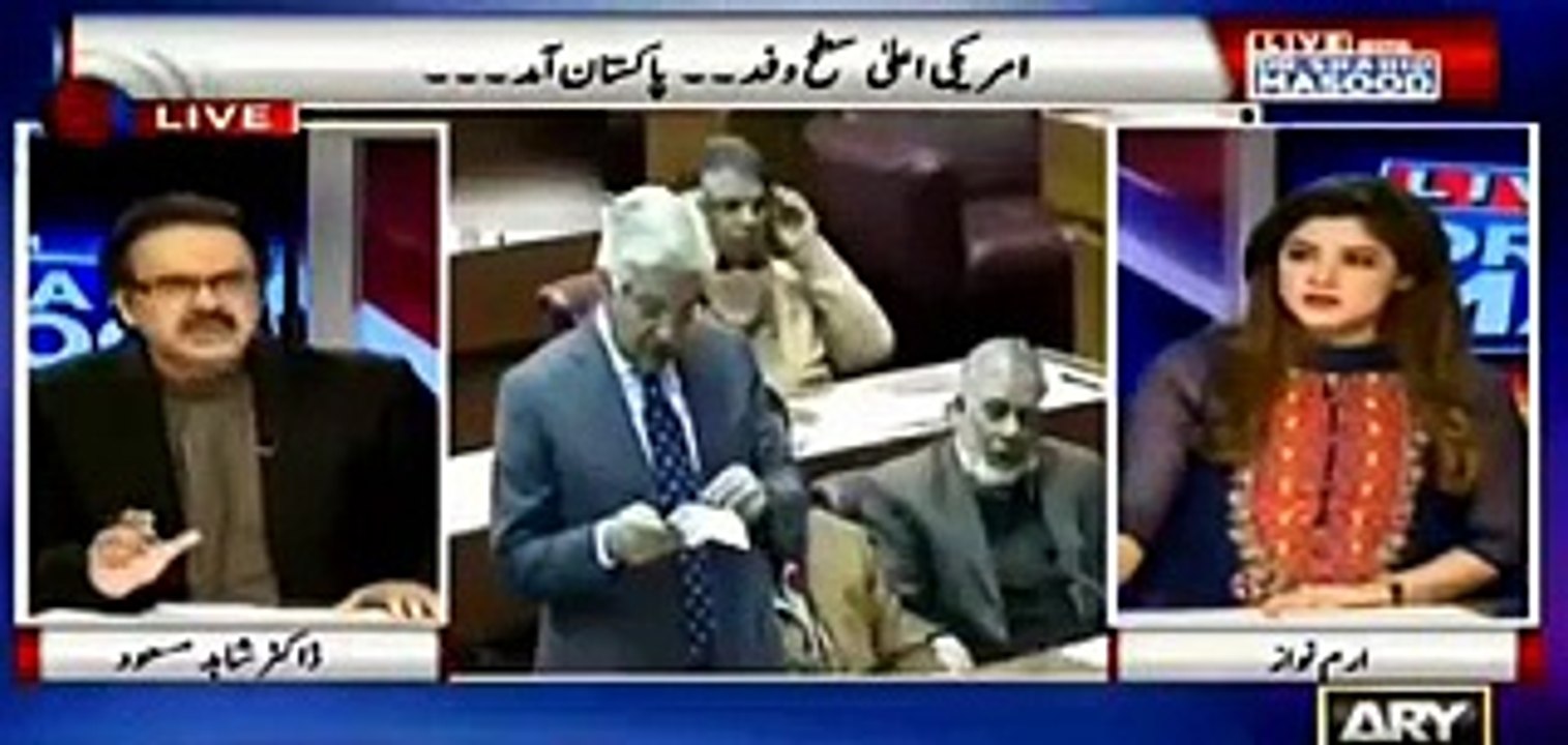Ishaq Dar tu Maryam ke paon dho dho ke peetay hain - Dr Shahid Masood