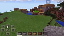 Minecraft pe seed 0.11.0 / 0.11.1 [Aldea con herrero, Colinas extremas m, Taiga] (mundo antiguo, old