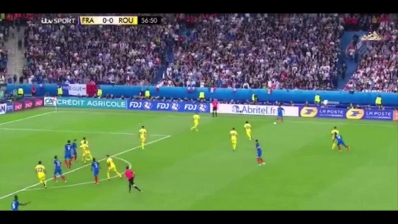 اهداف فوز فرنسا علي رومانيا في مباراة افتتاح يورو 2016