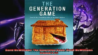 Popular book  David McWilliams The Generation Game David McWilliams Ireland 3 2