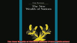 Popular book  The New Wealth of Nations Hoover Press Publication