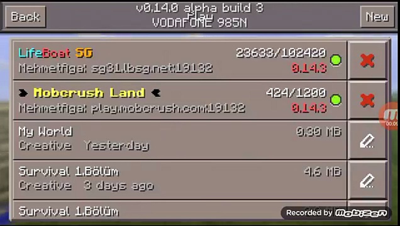 Minecraft 0.14.0 (HungerGames) Kodu