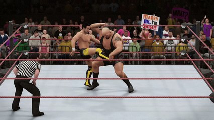 WWE 2K16 big show v hideo itami
