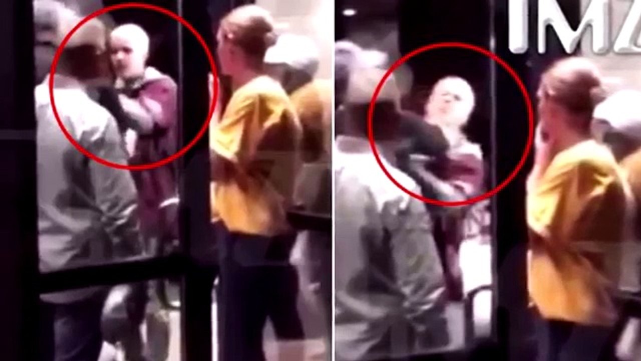 Justin Bieber pelea callejera -- Justin Bieber Fist Fight Video!