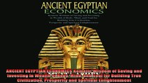 Enjoyed read  ANCIENT EGYPTIAN ECONOMICS Kemetic Wisdom of Saving and Investing in Wealth of Body Mind