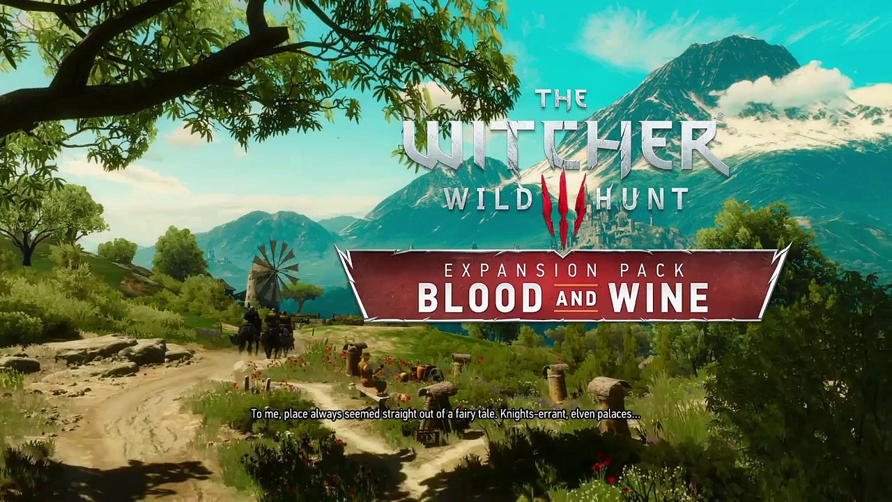 The Witcher 3: Wild Hunt - Blood and Wine Intro