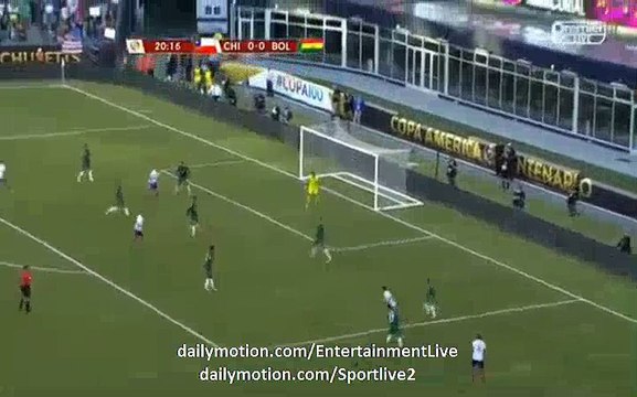 Arturo Vidal Funny Shoot - Chile 0-0 Bolivia USA 2016