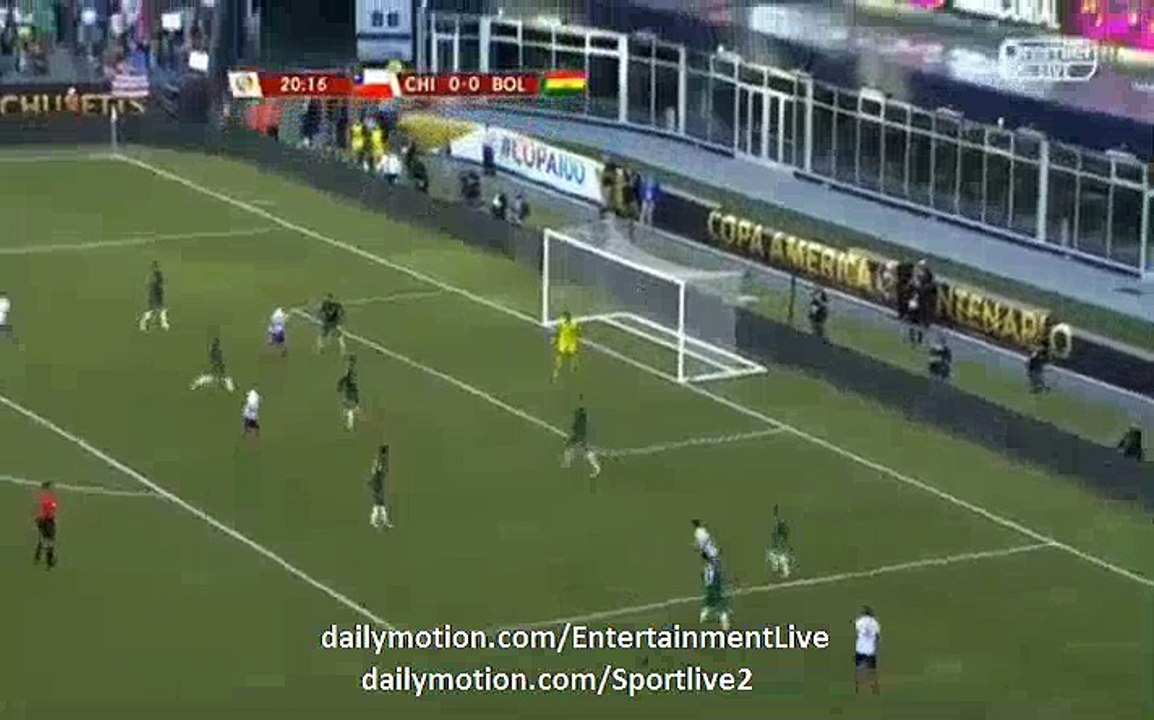 Arturo Vidal Funny Shoot - Chile 0-0 Bolivia USA 2016