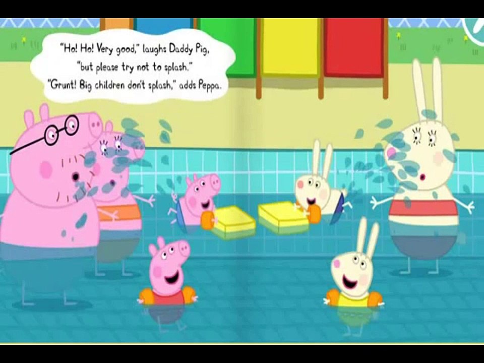Peppa pig and Daddy have surprise swimming lessons brand new episode 2016