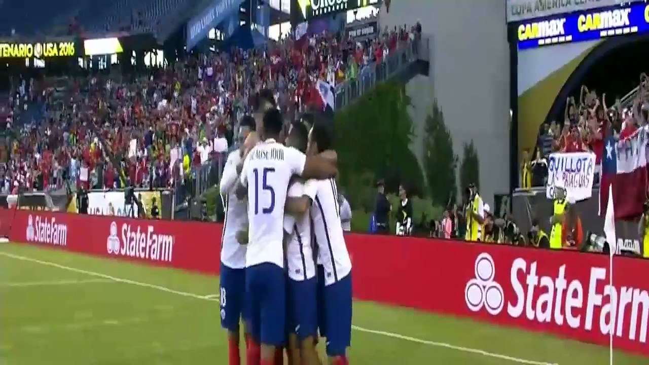 Chile vs Bolivia 1-0  Goal Arturo Vidal   Copa America 10-06-2016 HD