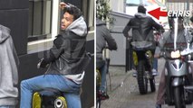 Chris Brown -- Dirt Bike Bust in Amsterdam ... He's Cool with Cops
