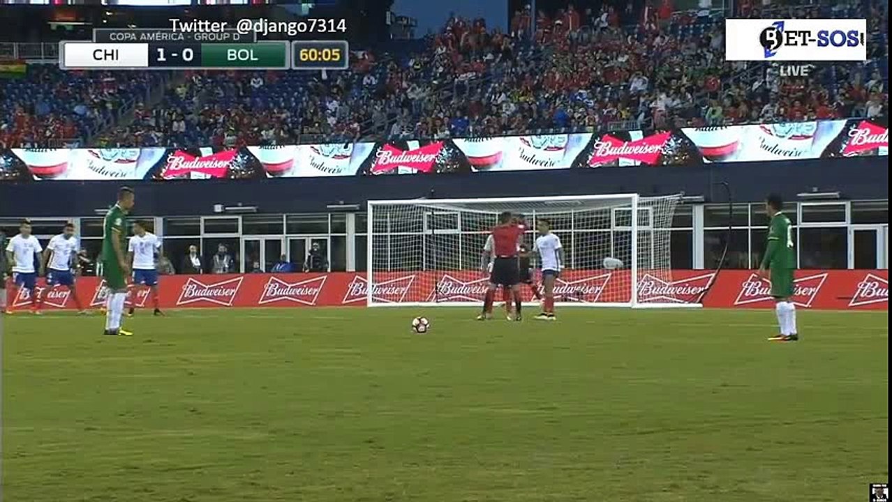 Jhasmani Campos Goal HD - Chile 1-1 Bolivia 10.06.2016