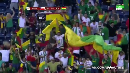 Amazing Free Kick of Campos Goal HD - Chile 1 vs 1 Bolivia 10.06.2016 HD
