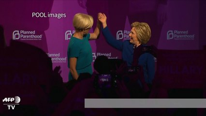 Clinton slams Trump comments in Planned Parenthood speech