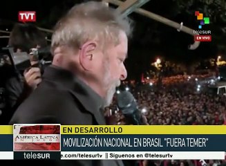Lula: Temer no se comporta como un presidente interino