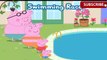 Peppa pig and george pig go swimming with Daddy Pig and Mummy Pig  Peppa Pig Swimming Race
