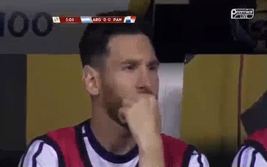 Lionel Messi Funny Reaction - Argentina 0-0 Panama