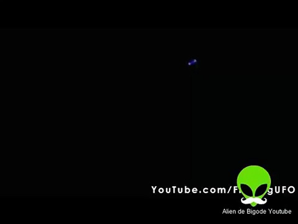Alien -  BRASIL DISCO VOADOR visto durante a noite 2016 ovni ufo