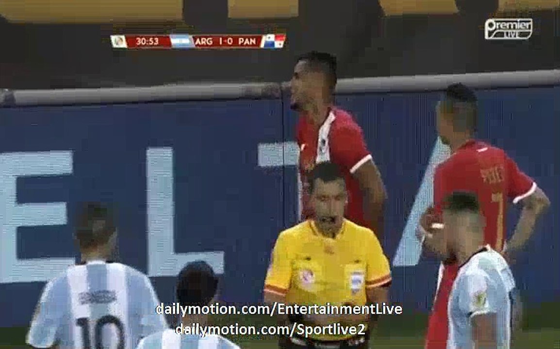 Aníbal Godoy Red Card HD - Argentina 1-0 Panama Copa America
