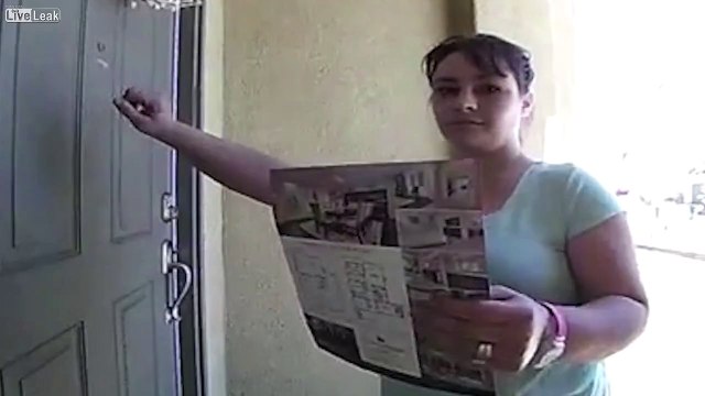 LiveLeak.com - Camera Doesn't Deter San Marcos Porch Pirate