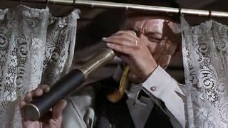 For a Few Dollars More Lee Van Cleef as Colonel Douglas Mortimer Binoculars Scene