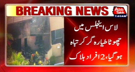 Small Plane Crashed In Los Angeles, 2 Died