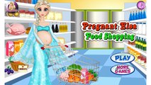 Beautifull Disney Princess Elsa Frozen Pregnant Elsa Food Shopping, Full HD 1080p
