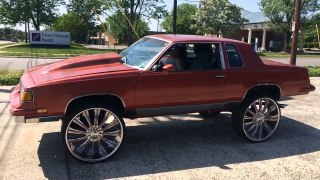 1985 Oldsmobile Cutlass on 28s at RimTyme in Durham!