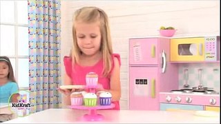 Pink Cupcakes & Stand Set Role Play Kitchen Baking Toys KidKraft 63172