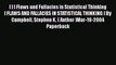 Read Book [ [ [ Flaws and Fallacies in Statistical Thinking[ FLAWS AND FALLACIES IN STATISTICAL