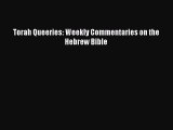Read Torah Queeries: Weekly Commentaries on the Hebrew Bible E-Book Free