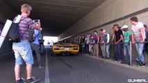 Supercars Revving in Tunnel - Aventador, RS6, GT-R & More!