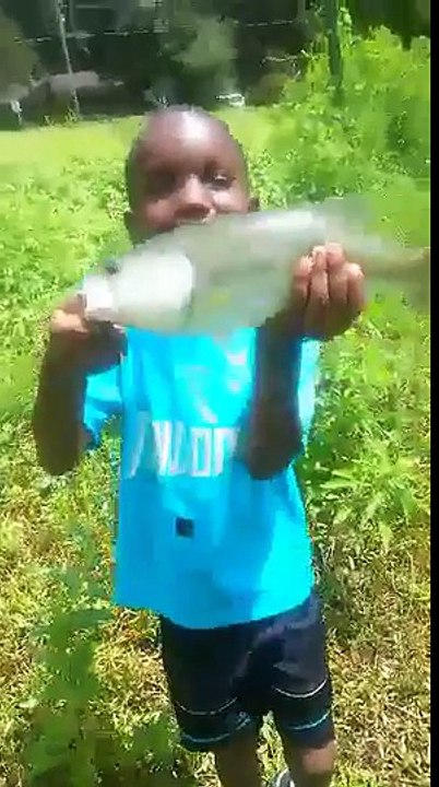 This Little Kid Caught A Bass And Celebrated Like A Total Bro