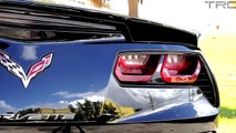 Sexy girl has fun riding in C7 Corvette Stingray!