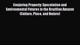 Read Conjuring Property: Speculation and Environmental Futures in the Brazilian Amazon (Culture