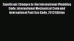 [PDF] Significant Changes to the International Plumbing Code International Mechanical Code