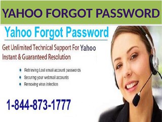 Yahoo Password Recovery 1-844-873-1777
