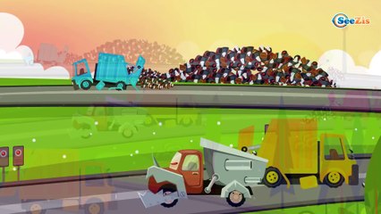 Cars Cartoons. Garbage Truck Cleanery. Car Werewolf Sordes on the Purity Planet. Season 1. Series 5