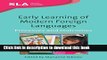 Read Early Learning of Modern Foreign Languages: Processes and Outcomes (Second Language