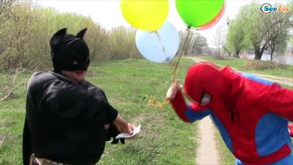 Superheroes in real life w/ Spiderman & Batman vs Zombie. Big master billiard game. Compilation 5-9