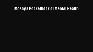 Read Mosby's Pocketbook of Mental Health PDF Online