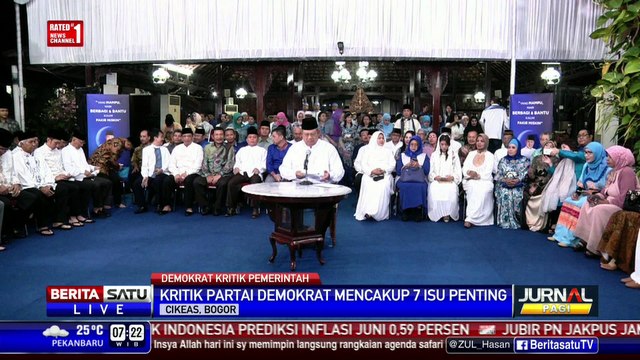 SBY Kritisi 7 Isu Penting di Pemerintahan Jokowi-JK