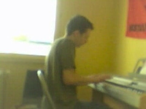 Imagine John Lennon impro piano webcam