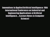 [PDF] Innovations in Applied Artificial Intelligence: 18th International Conference on Industrial