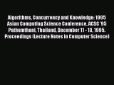[PDF] Algorithms Concurrency and Knowledge: 1995 Asian Computing Science Conference ACSC '95