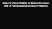 Download Delmar's Critical Thinking for Medical Assistants DVD #1: Professionalism and Career