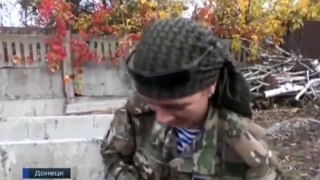 Донецк  Веселина снайпер и командир отряда Ополчения с позывным «Вася»  26 10 2014