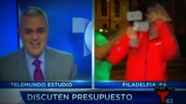 News Reporter attacked while LIVE shoot