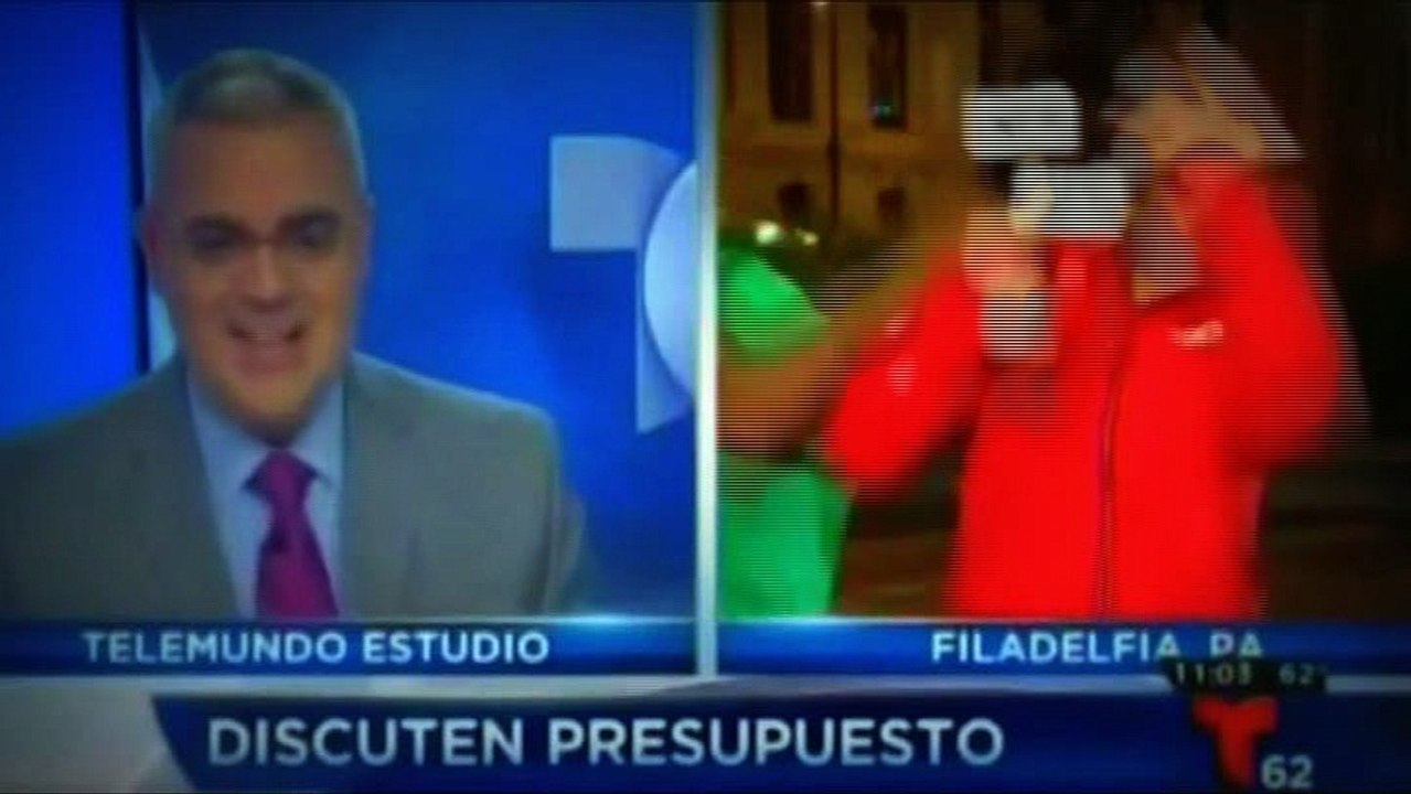 News Reporter attacked while LIVE shoot